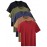 6pcs Men's Solid Long Sleeve Round Neck T-Shirt, Casual Sports Outdoor Top, Gift For Men